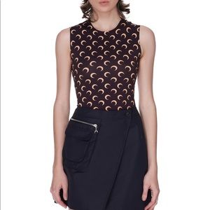 COPY - Marine Serre Sleeveless Jersey Moon Top
